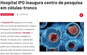 células-tronco paraná Hospital IPO
